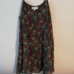 Peach Love California Peacock Dress